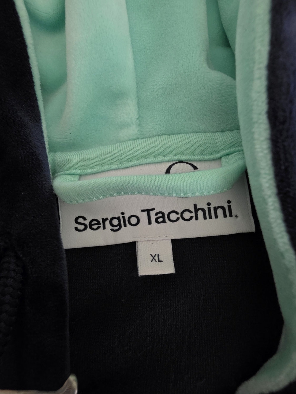 Sergio Tacchini Color Block Zip Front Hoodie XL Very Soft! - Picture 5 of 10